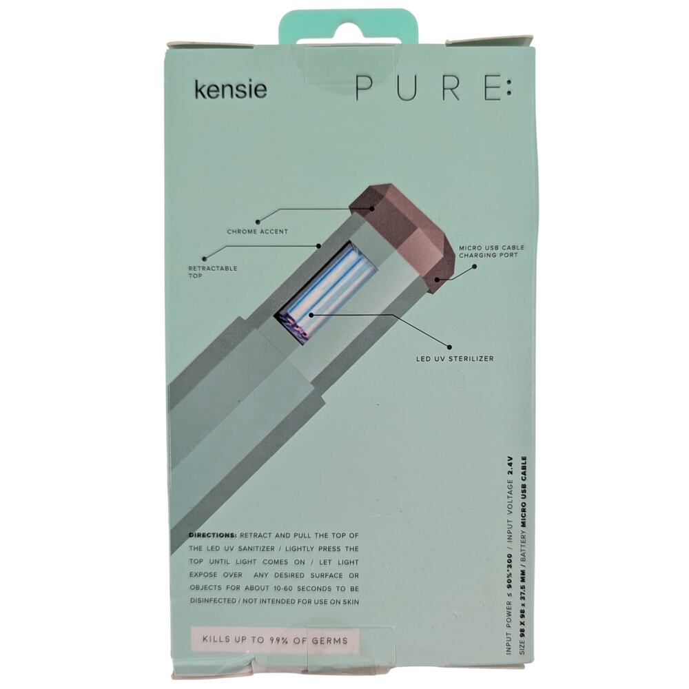 The Kensie Pure Led UV Sanitizer Wand Green - Picture 4 of 9